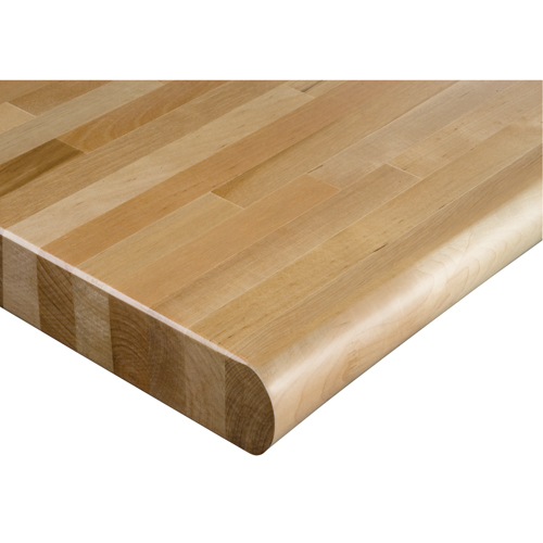 Dessus d'&eacute;tabli en bois dur stratifi&eacute;, 48" la x 30" p, Bordure Arrondi, &eacute;paisseur 1-3/4" Waymarc Industries Inc