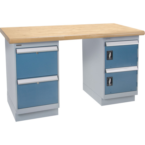 Heavy-Duty Workbench, Door & Drawers, 1500 lbs. Cap., 72" W x 36" D, 34" H Waymarc Industries Inc