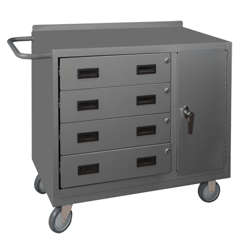 Mobile Workbench Cabinet, Steel Surface Waymarc Industries Inc