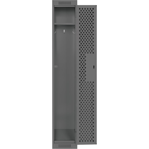Casiers Clean Line, 12" x 12" x 72", Acier, Charbon, Rivet (assembl&eacute;), Perfor&eacute; Waymarc Industries Inc