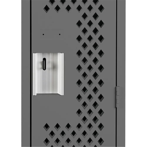 Casiers Clean Line, 12" x 12" x 72", Acier, Charbon, Rivet (assembl&eacute;), Perfor&eacute; Waymarc Industries Inc