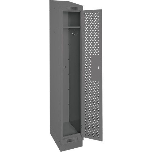 Casiers Clean Line, 12" x 12" x 82", Acier, Charbon, Rivet (assembl&eacute;), Perfor&eacute; Waymarc Industries Inc