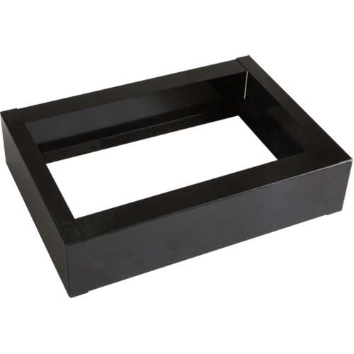 Base encastr&eacute;e pour casiers robustes enti&egrave;rement soud&eacute;e Concorde, 1 Blocs, 4" lo x 12" la x 17" p, Noir, Acier Waymarc Industries Inc