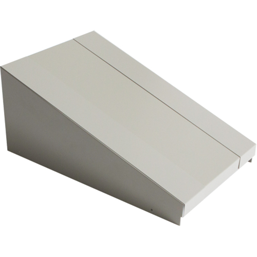 All-Welded Concorde - Heavy-Duty Lockers Sloping Top, 1 Bank, 18" D x 12" W x 6" H, Grey, Steel Waymarc Industries Inc