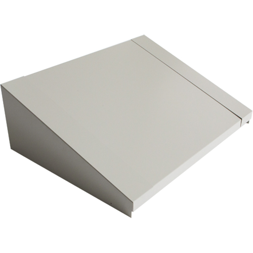 Dessus inclin&eacute; pour casiers robustes enti&egrave;rement soud&eacute; Concorde, Bloc de 2, 18" p x 24" la x 6" ha, Gris, Acier Waymarc Industries Inc