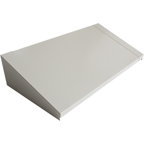 All-Welded Concorde - Heavy-Duty Lockers Sloping Top, 3 Bank, 18" D x 36" W x 6" H, Grey, Steel Waymarc Industries Inc