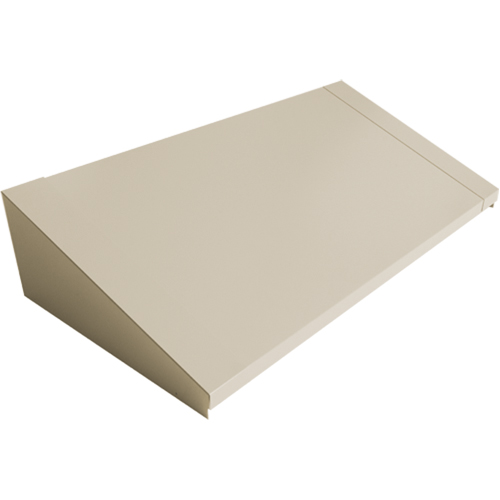 Dessus inclin&eacute; pour casiers robustes enti&egrave;rement soud&eacute; Concorde, Bloc de 3, 18" p x 36" la x 6" ha, Beige, Acier Waymarc Industries Inc