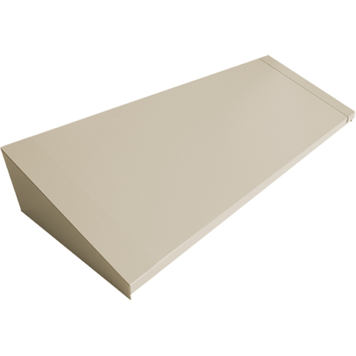 Dessus inclin&eacute; pour casiers robustes enti&egrave;rement soud&eacute; Concorde, Bloc de 4, 18" p x 48" la x 6" ha, Beige, Acier Waymarc Industries Inc