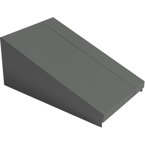 All-Welded Concorde - Heavy-Duty Lockers Sloping Top, 1 Bank, 18" D x 12" W x 6" H, Steel Waymarc Industries Inc