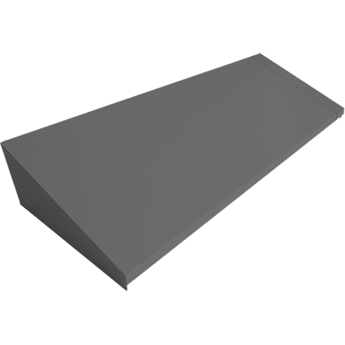 All-Welded Concorde - Heavy-Duty Lockers Sloping Top, 4 Bank, 18" D x 48" W x 6" H, Steel Waymarc Industries Inc