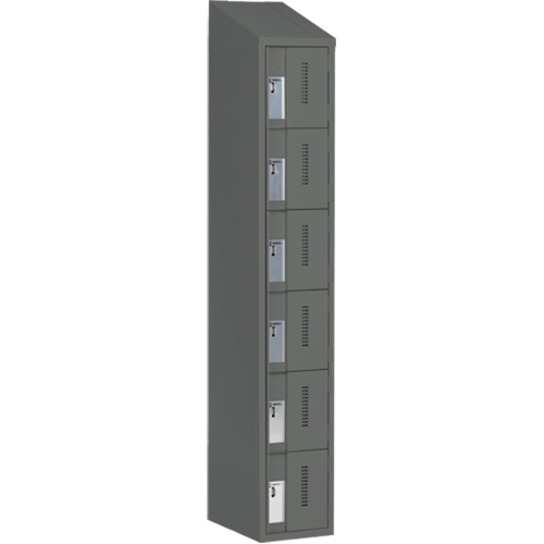 Casiers robustes Concorde, 6 niveaux, 12" x 18" x 78", Acier, Charbon, Soud&eacute; (assembl&eacute;) Waymarc Industries Inc