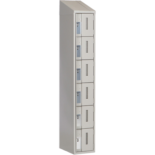 Casiers robustes Concorde, 6 niveaux, 12" x 18" x 78", Acier, Gris, Soud&eacute; (assembl&eacute;) Waymarc Industries Inc