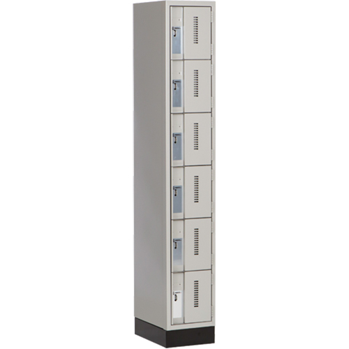 Casiers robustes Concorde, 6 niveaux, 12" x 18" x 76", Acier, Gris, Soud&eacute; (assembl&eacute;) Waymarc Industries Inc