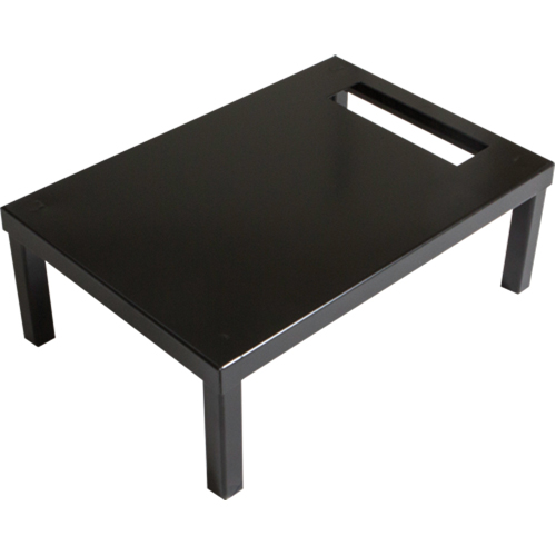 Base autoportante pour casiers robustes enti&egrave;rement soud&eacute;e Concorde, 2 Blocs, 6" lo x 24" la x 18" p, Noir, Acier Waymarc Industries Inc