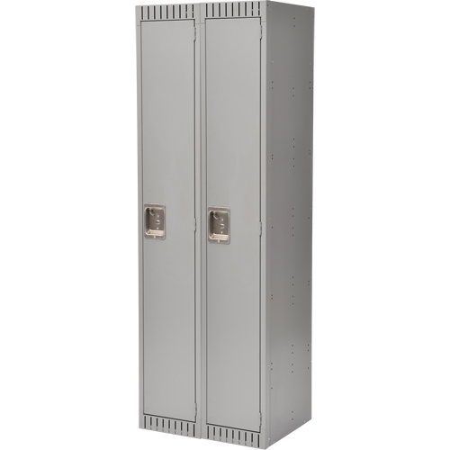 Casiers, Bloc de 2, 24" x 18" x 72", Acier, Gris, Rivet (assembl&eacute;) Waymarc Industries Inc