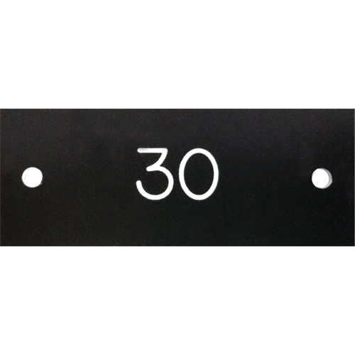 Plaques num&eacute;rot&eacute;es pour casiers Waymarc Industries Inc