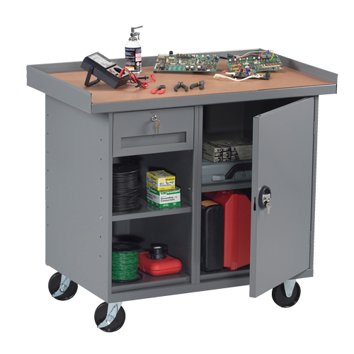 Armoire pour &eacute;tabli mobile, Stratifi&eacute; Surface Waymarc Industries Inc