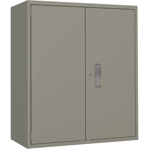 Armoire de rangement Lo-Boy, Acier, 2 Tablettes, 40" h x 36" la x 18" P, Gris Waymarc Industries Inc