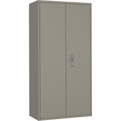 Armoire de rangements combin&eacute;s, Acier, 6 Tablettes, 72" h x 36" la x 18" P, Gris Waymarc Industries Inc