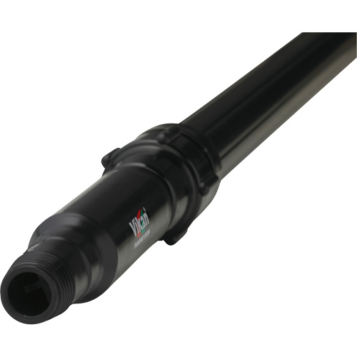 Manche de la s&eacute;rie Transport, Aluminium/Polypropyl&egrave;ne, T&eacute;lescopique, Pointe Filetage europ&eacute;en, 1-1/4" dia, 63" - 109" lo Waymarc Industries Inc
