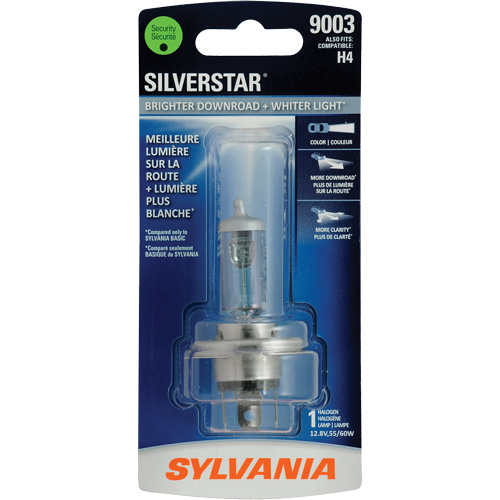 9003 SilverStar&reg; Ultra Headlight Bulb, Halogen, 60 W, White Waymarc Industries Inc