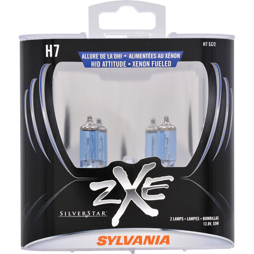 H7 SilverStar&reg; zXe Headlight Bulb, Halogen/HID, 56 W, White Waymarc Industries Inc