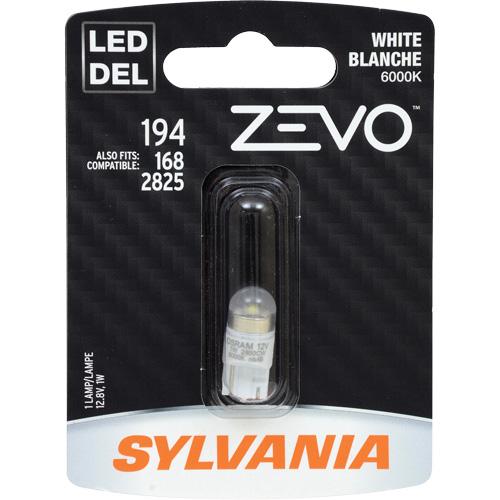 195 Zevo&reg; Mini Automotive Bulb, LED, 0.7 W, White Waymarc Industries Inc