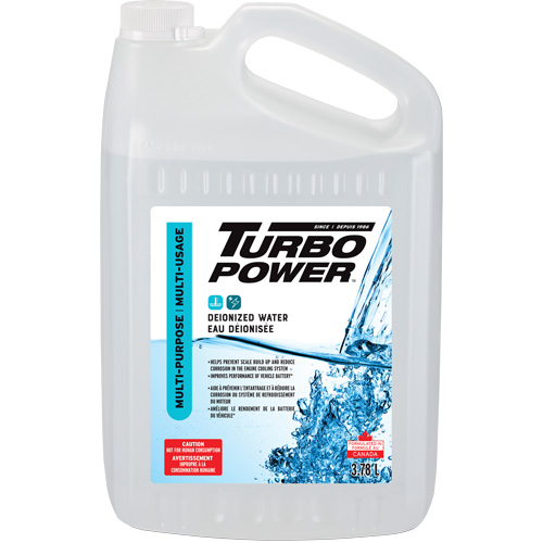 Eau d&eacute;sionis&eacute;e &agrave; usages multiples Turbo Power, Cruche Waymarc Industries Inc