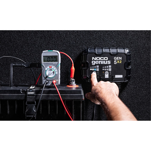 Genius&reg; Gen5X2 2-Bank, 10-Amp On-Board Battery Charger Waymarc Industries Inc