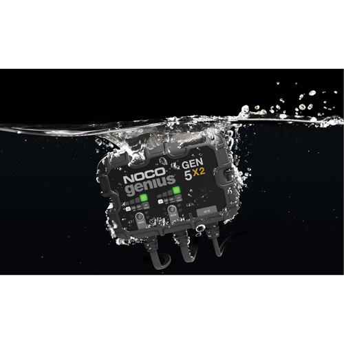 Genius&reg; Gen5X2 2-Bank, 10-Amp On-Board Battery Charger Waymarc Industries Inc