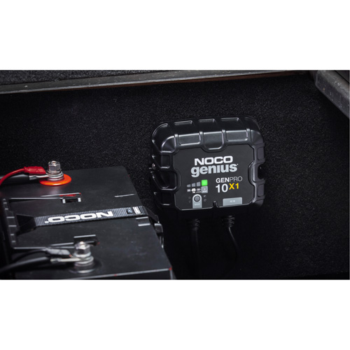 Genius&reg; GenPro10X1 1-Bank, 10-Amp On-Board Battery Charger Waymarc Industries Inc