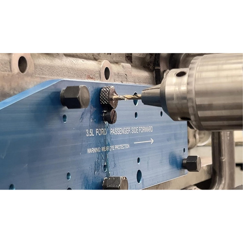 Manifold Drill Template for Ford 3.5L Ecoboost Waymarc Industries Inc