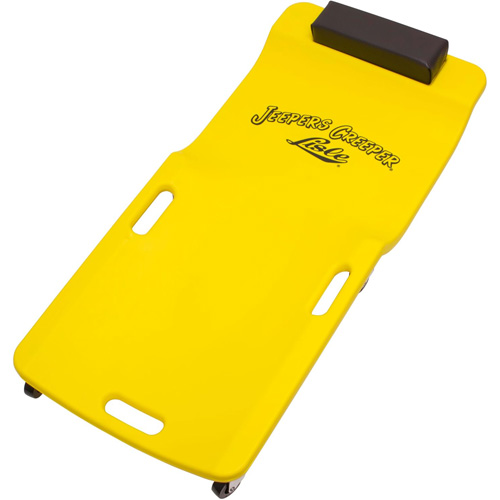 Yellow Low Profile Plastic Creeper Waymarc Industries Inc