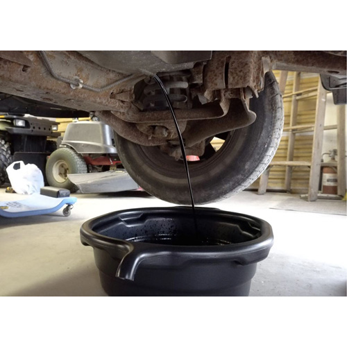 Black Oval Drain Pan Waymarc Industries Inc