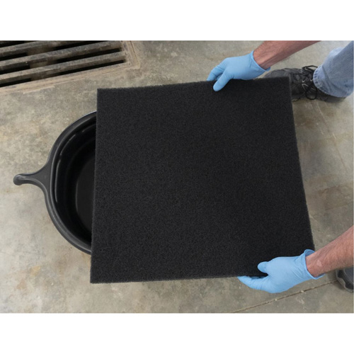 Black Oval Drain Pan Waymarc Industries Inc
