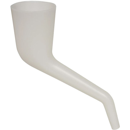 Entonnoir translucide &agrave; angle droit, Plastique Waymarc Industries Inc