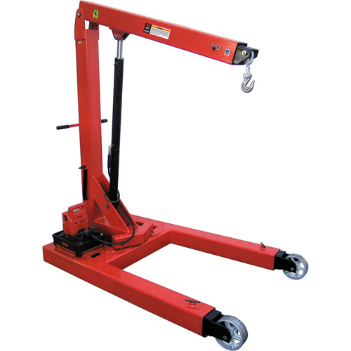 Electro Hydraulic Floor Crane, 6613.87 lbs. (3 tons) Capacity Waymarc Industries Inc