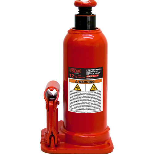 Bottle Jack, 12.5 Ton(s), Manual Hydraulic, 18-561/625" Raised Height Waymarc Industries Inc