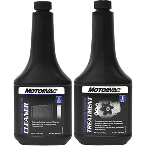 Trousse &agrave; 2 &eacute;tapes CoolantClean MotorVac, Bouteille Waymarc Industries Inc