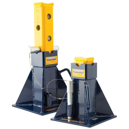 Vehicle Support Stands, Locking Pin, 25 tons Capacity Waymarc Industries Inc