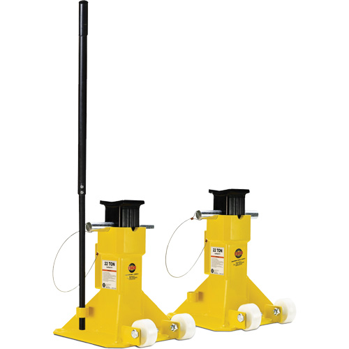Cric EZ-Wheel, Tige verrouillable, Capacit&eacute; de 22 tonnes, 13-1/2" - 20" h Waymarc Industries Inc
