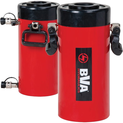 Double Action Hollow Hole Hydraulic Cylinder, 10.13" Stroke, 100 Ton(s) Capacity, 10000 PSI Waymarc Industries Inc