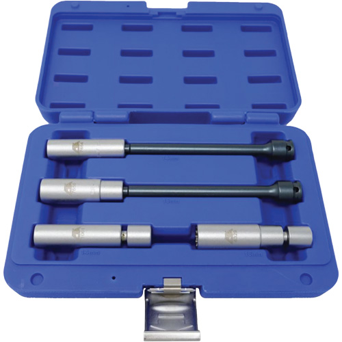 4-Piece Euro Spark Plug Swivel Socket Set, 3/8" Drive Waymarc Industries Inc