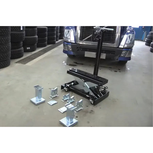 Cric de service de plancher, 14 tonne(s) Capacit&eacute;, 8-1/4" Abaiss&eacute;e, 20" &eacute;lev&eacute;e, Air comprim&eacute;/hydraulique Waymarc Industries Inc