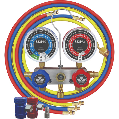 Ensemble de manom&egrave;tres &agrave; piston &agrave; 2 voies R1234Yf Waymarc Industries Inc