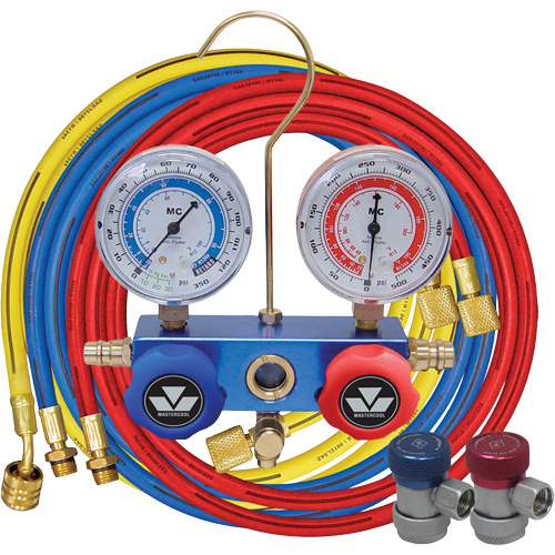 R134A 2-Way Aluminum Manifold Gauge Set Waymarc Industries Inc