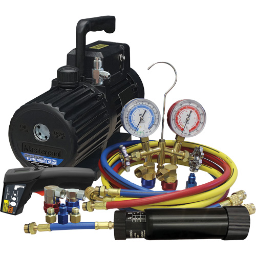 Dual R134A/R1234YF Evacuation & Charging Combo Kit Waymarc Industries Inc