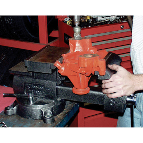 &eacute;tau r&eacute;versible pour m&eacute;canicien professionnel KT4800, Largeur des m&acirc;choires 8", Profondeur de la gorge 4-7/8", Base Pivotant Waymarc Industries Inc