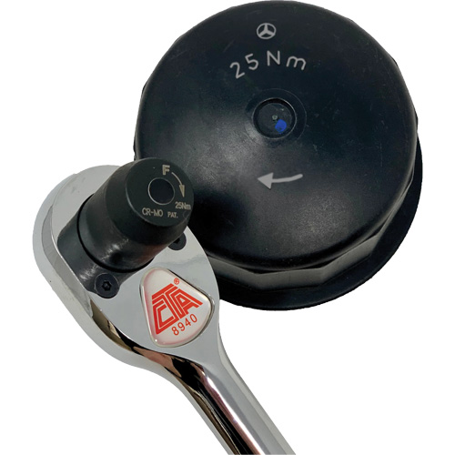 Cl&eacute; &agrave; cliquet &agrave; limite de couple, Prise de 3/8", Poign&eacute;e Coussin&eacute;e Waymarc Industries Inc