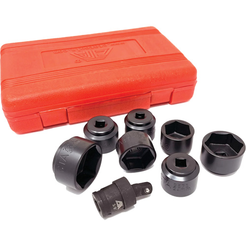 8 Pc. Extra-Low-Profile Oil Filter Socket Set Waymarc Industries Inc